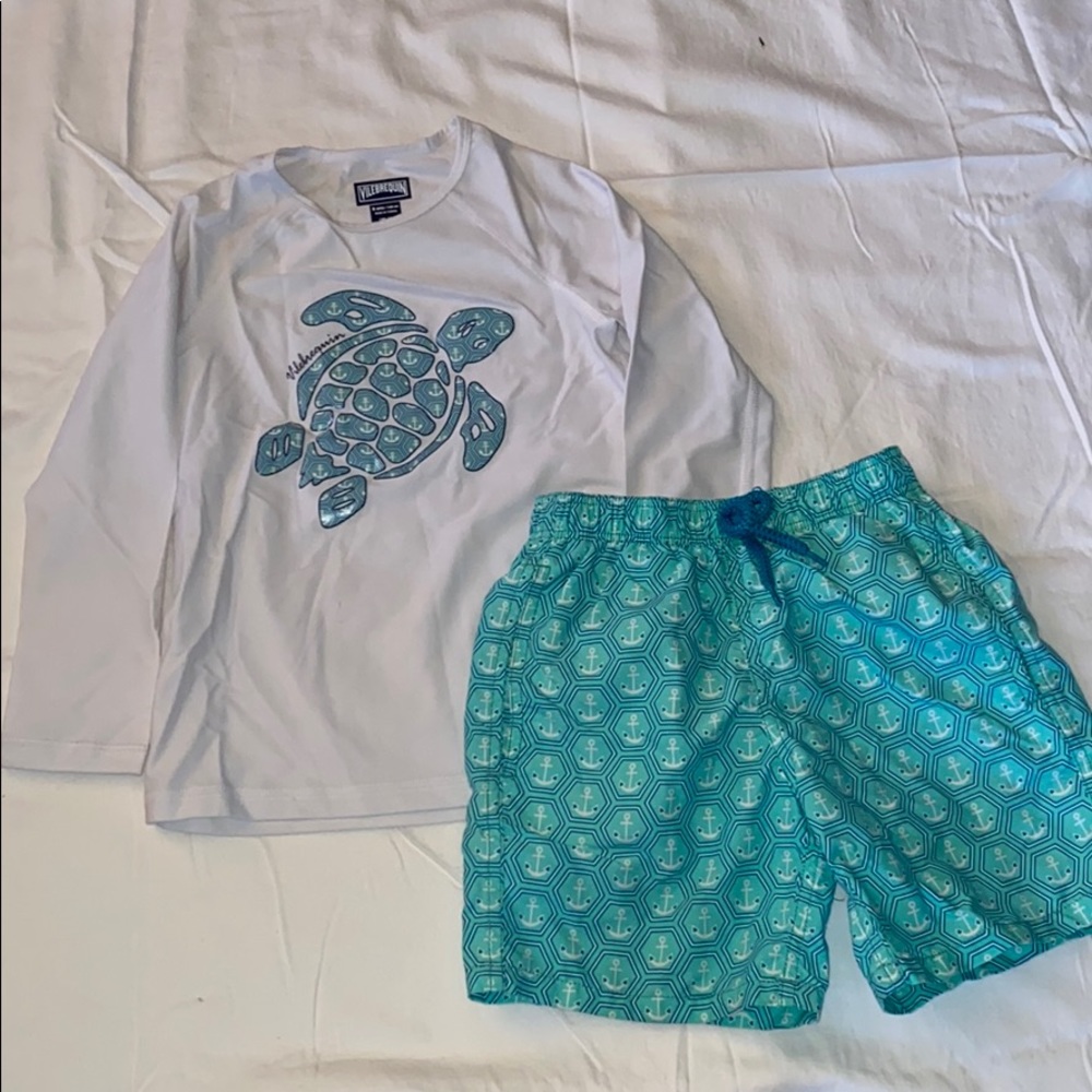 Boys vilebrequin swim set